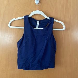 LULULEMON TRAINING WUNDER UNDER HIGH NECK TANK TOP